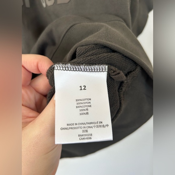 Fear of God Essentials Kids Short Sleeve Sweater Size 12 - Picture 9 of 12